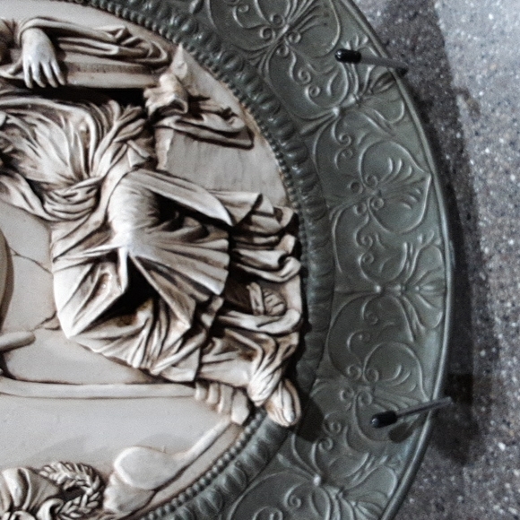 Greek Relief Plate Dimensional Wall or use Plate Rack - Picture 5 of 7